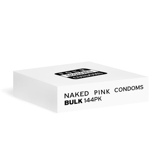 Four Seasons Naked Pink Condoms - Bulk Box of 144